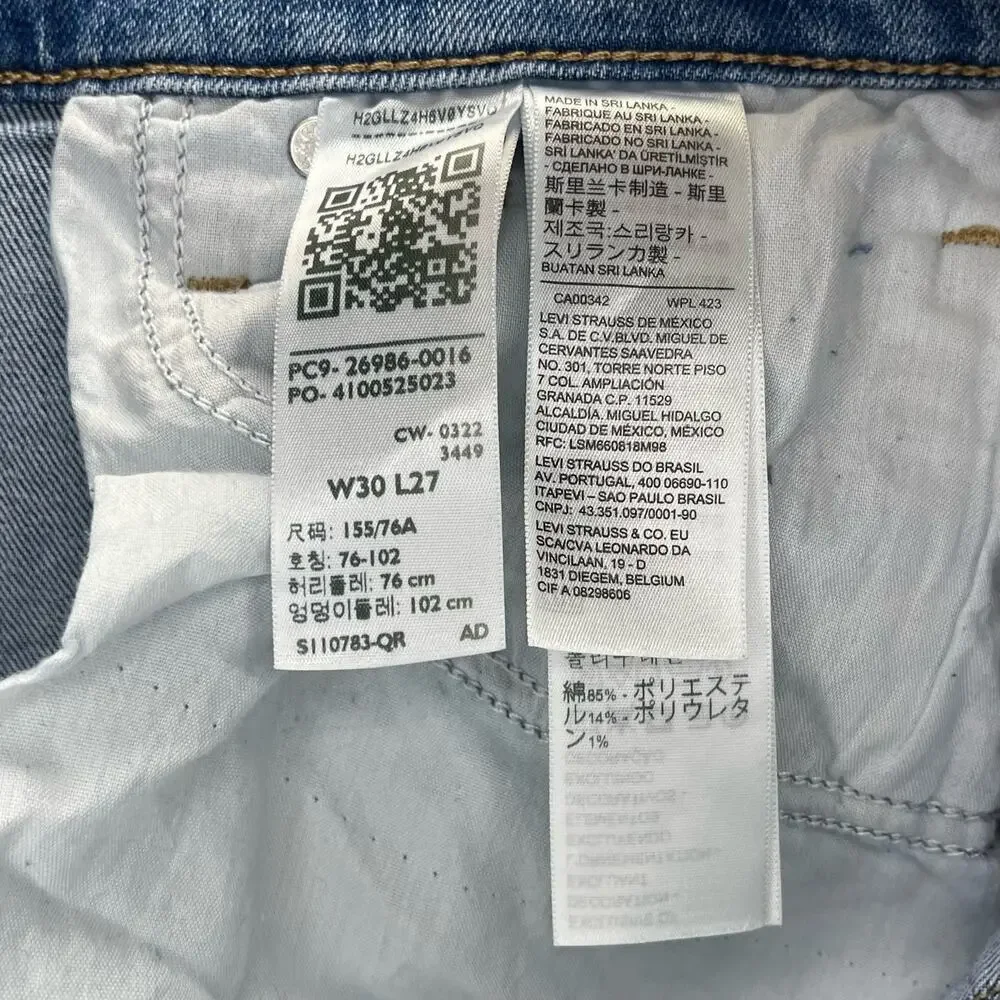 Levis High Waisted Mom Women's Jeans 30 x 27 - Picture 5 of 7